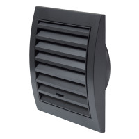 Kunstoff Lüftungsgitter Quadratisch 148x153mm Anthrazit