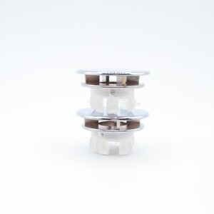 2x Universal Überlaufclip Ø 35mm Chrome