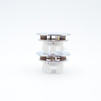 2x Universal Überlaufclip Ø 35mm Chrome