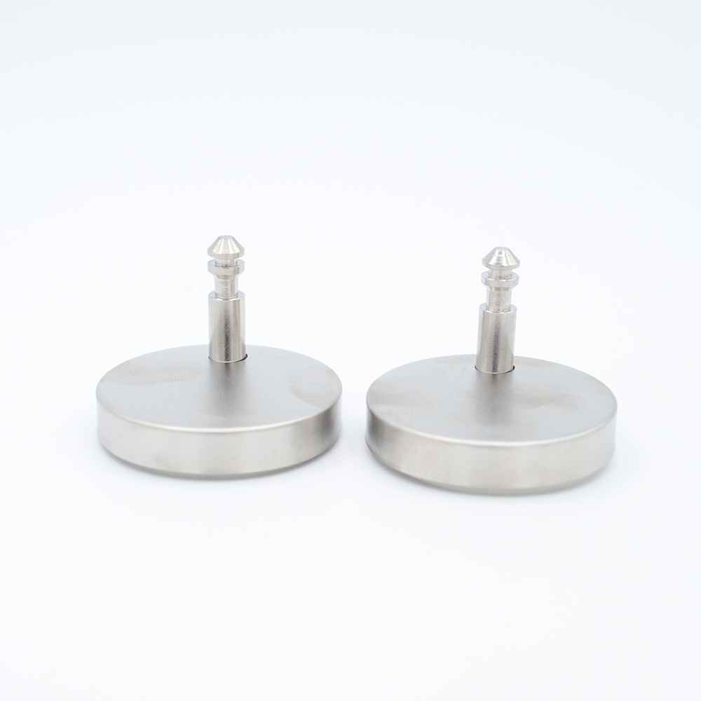 Toilettensitzscharniere mit Plastikdübel Chrome