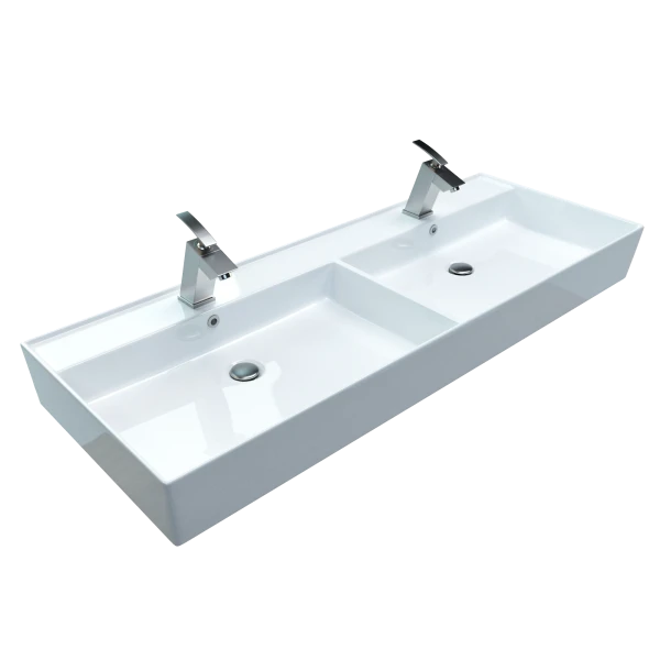 Keramik Doppelwaschtisch CL 120x45cm