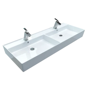 Keramik Doppelwaschtisch CL 120x45cm