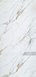 Duschrückwand Carrara Gold in Marmor-Optik - 122x244cm