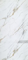 Duschrückwand Carrara Gold in Marmor-Optik - 122x244cm